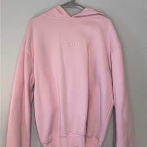 White Fox Boutique Pink Hooded Sweatshirt